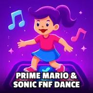 Prime Mario & Sonic FNF Dance - Dance Tap game
